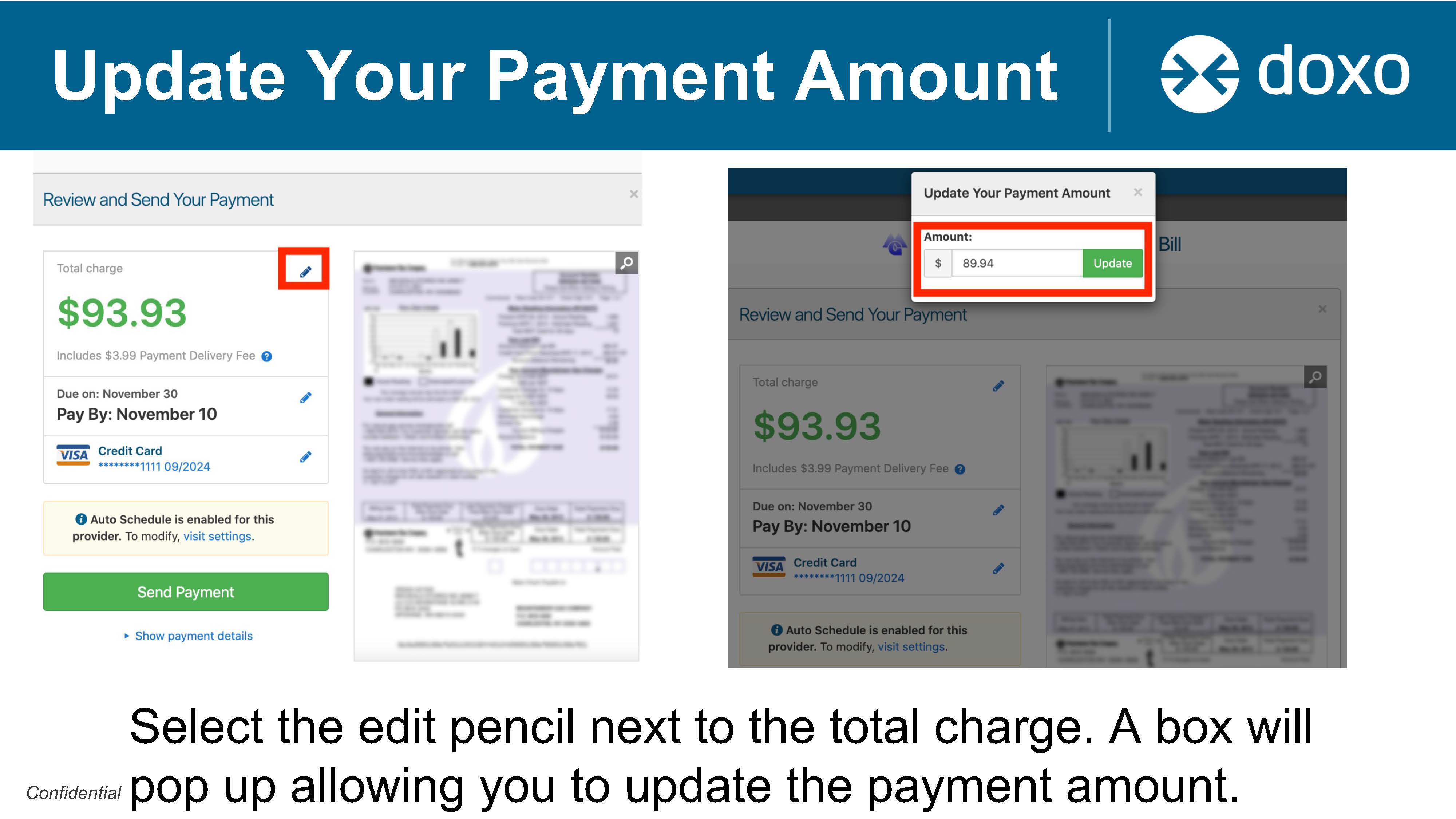 updating payment amount Page 3